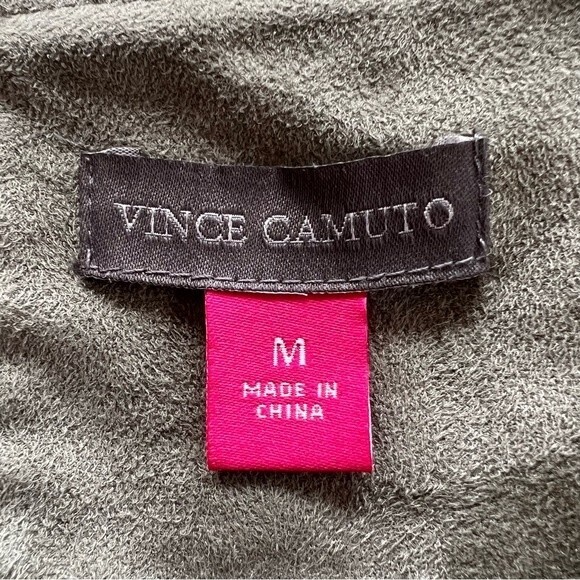 Vince Camuto Faux Suede Top Blouse Size M‎ - Picture 8 of 11